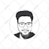 draw minimalist line art portrait illustration
