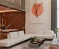 render 3d interior, interior design, house, restaurant
