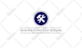 design modern construction, real estate business logo