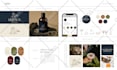 create a minimal logo and a branding board kit