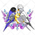 create cute kawaii doodles stickers design and sticker sheet