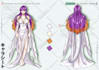 draw custom character sheet, reference sheet design in anime style for oc detail