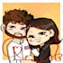 draw you, couple, character, fan art in anime style