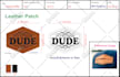 do leather patch designs your choice