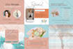 create custom and editable instagram templates for you