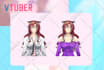 create chibi character model and rigging for live2d vtuber or streamer