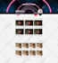design amazing PSD web template, figma website design