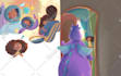 draw colorful story book illustrations