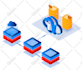 design 3d and isometric infographic illustrations
