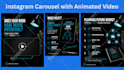 design creative instagram carousel and social media posts
