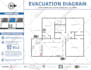 design fire emergency evacuation plan, fire escape diagram or map quickly