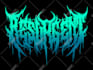 draw death metal, black, brutal death metal logo