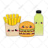 draw custom kawaii food stickers, emotes, and badges