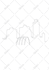 create your image in stencil or silhouette