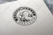 design vintage logo with hand drawn illustration