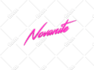 make digital 80s retro style text logo of synthwave effects