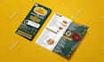 design restaurant, café, fast food, ice cream, trifold, dessert, takeaway menu