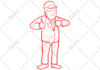 draw a bold political cartoon for social media or editorial use