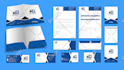 do business card design, letterhead, and stationery design