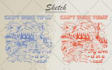 make best illustration in vintage and retro styles