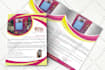 design business one sheet, sell sheet, product sheet