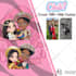 make a cute chibi cartoon illustration,with pet or couple