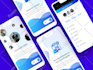 design modern mobile app UI UX for ios and android