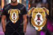 create custom typography t shirt design for print on demand