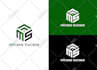 do 2 monogram minimalist initial letter logo design
