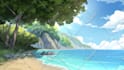 create anime, landscape and visual novel background painting