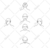 create a stunning line art illustration