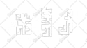 line art illustration, hand drawn, vector line art drawing