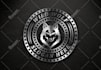design professional 3d silver badge metallic logo