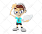 make digital clipart for your website