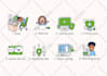 illustrate hand drawn icon sets in my style