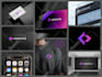 do tech modern startup crypto security technology it web3 saas app logo design