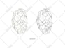 create a geometric animal logo