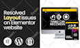 fix elementor bugs or redesign into responsive elementor website