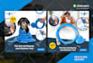 design facebook ads post, meta ad creatives, instagram post, carousel design