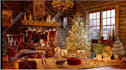create HD winter and christmas relaxing music video for youtube