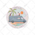 illustrate a van life logo for you