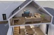 create isometric  3d floor plan and exterior, or interior, or 3d model