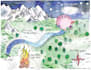illustrate a charming custom map