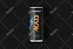 design premium energy drink, beer, soda can label