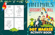 make scissors skill dot marker coloring book pages for kdp interior