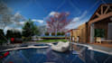 design and render your exterior landscape and backyard