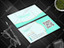 design square and standard business card with print ready files