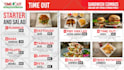 design a modern TV screen menu, digital menu, menu board or static menu