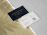 design professional luxury business card with qr code