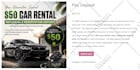 create a responsive car rental website